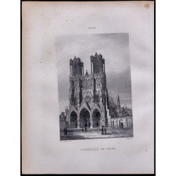 1851 - Cathédrale de Reims 