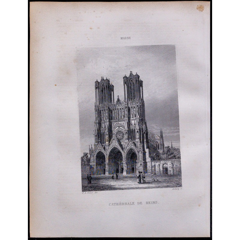 1851 - Cathédrale de Reims 