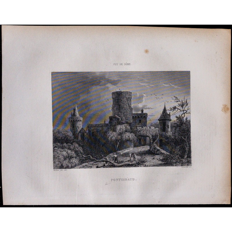 1851 - Château de Pontgibaud 