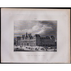 1851 - Hôtel de Ville de Paris 