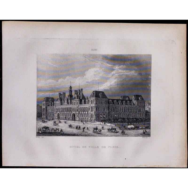 1851 - Hôtel de Ville de Paris 