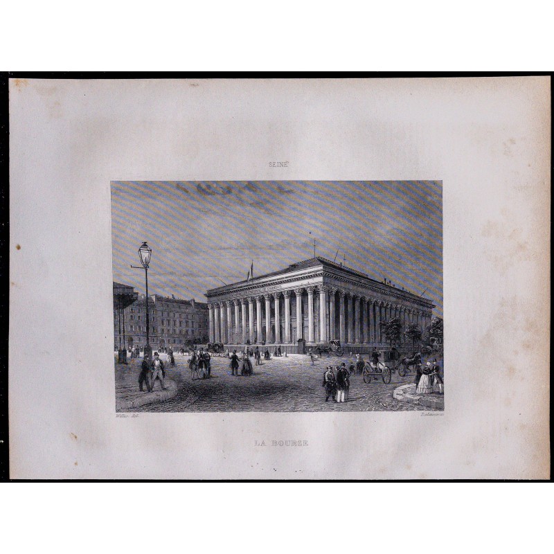 1851 - La Bourse de Paris 