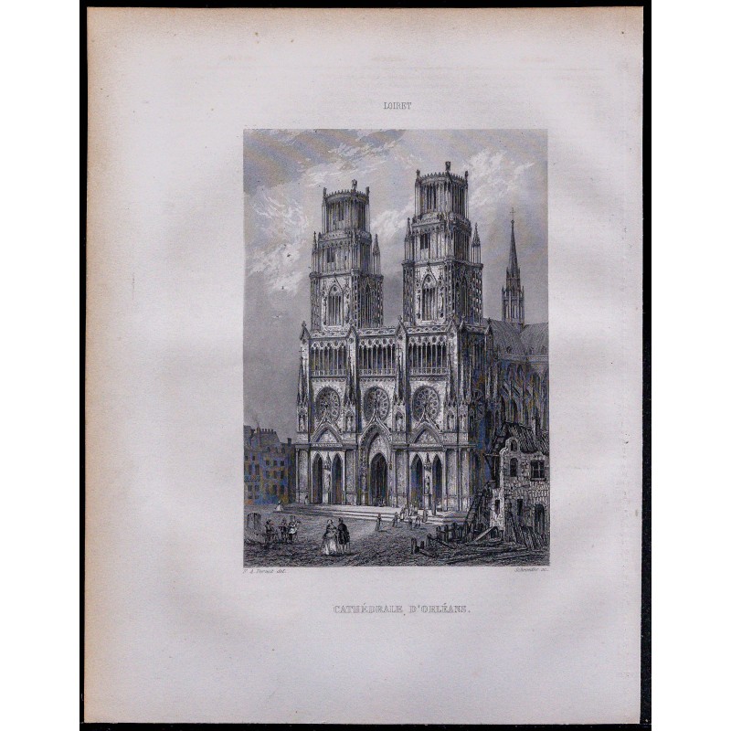 1851 - Cathédrale d'Orléans 