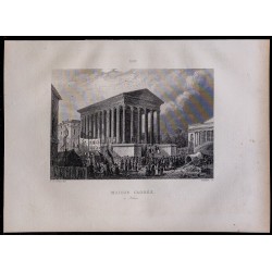 1851 - Maison Carrée à Nîmes 