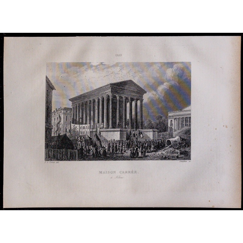 1851 - Maison Carrée à Nîmes 