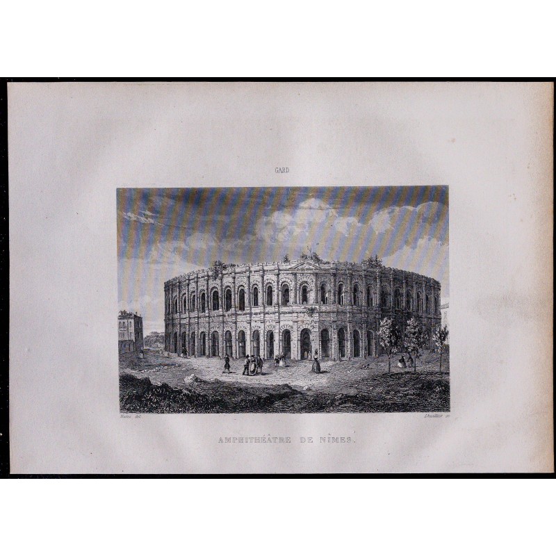 1851 - Amphithéâtre de Nîmes 