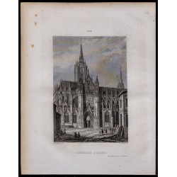 1851 - Cathédrale d'Évreux 