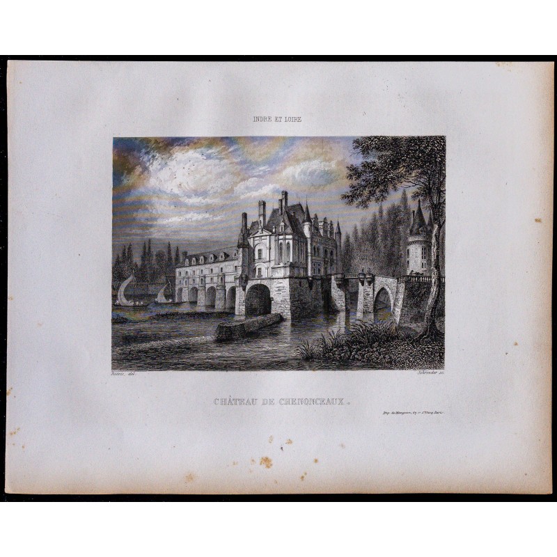 1851 - Château de Chenonceaux 