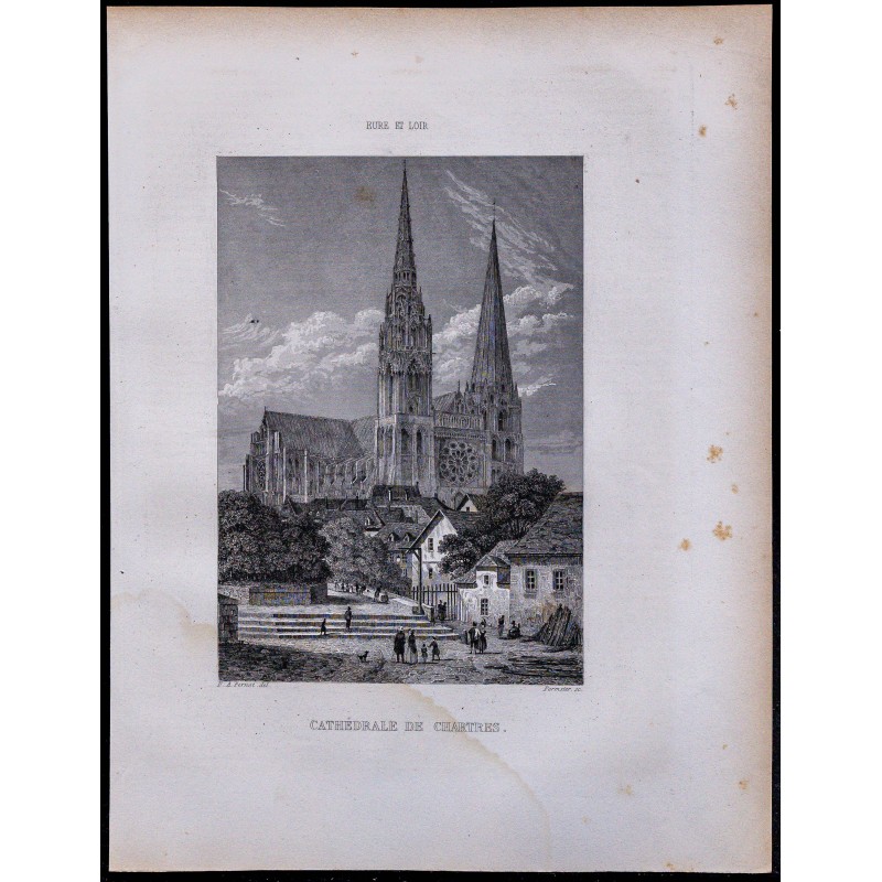 1851 - Cathédrale de Chartres 