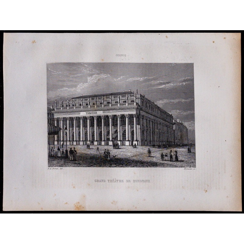 1851 - Grand Théâtre de Bordeaux 