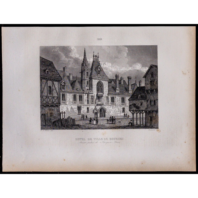 1851 - Hôtel de Ville de Bourges 
