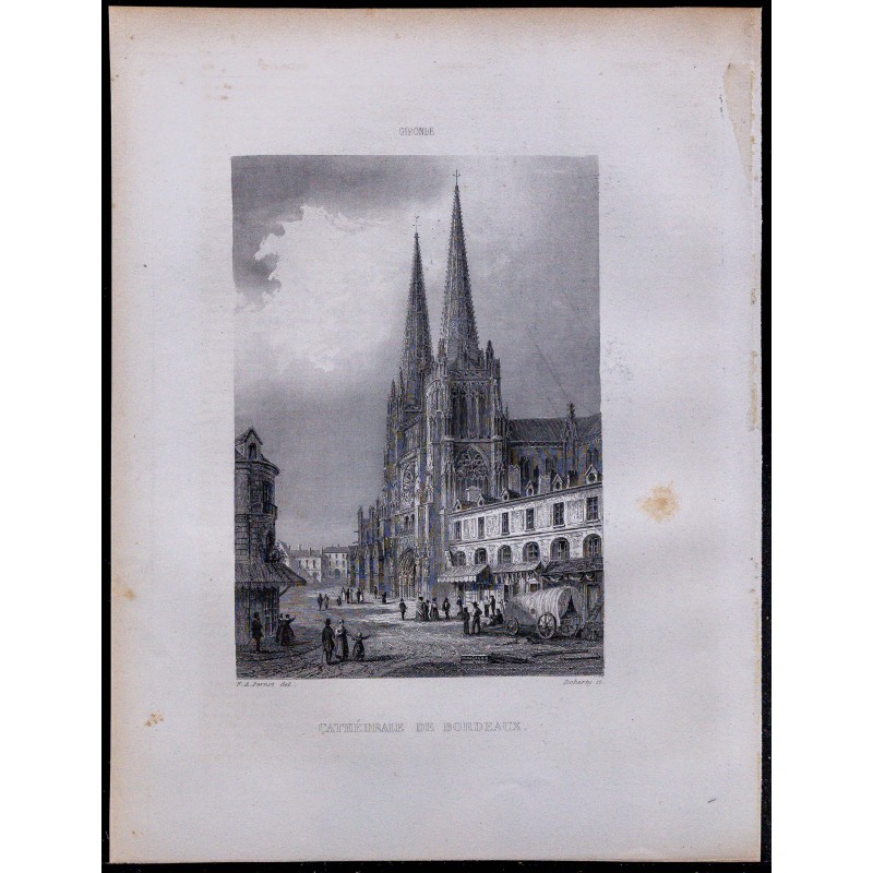 1851 - Cathédrale de Bordeaux 