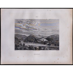 1851 - Besançon et sa citadelle 