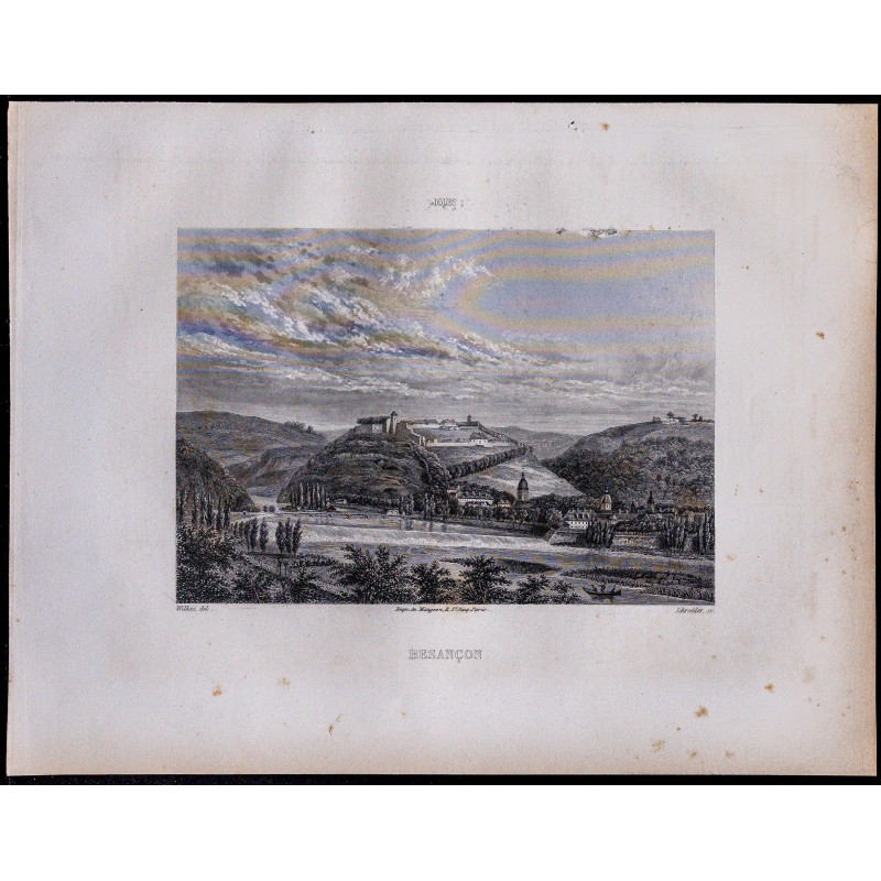 1851 - Besançon et sa citadelle 
