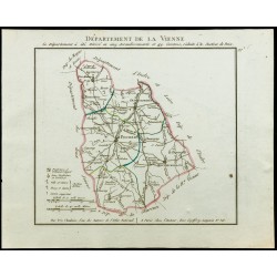 Gravure de 1802 - Département de la Vienne - 1