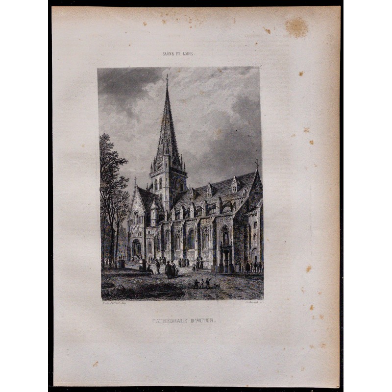 1851 - Cathédrale d'Autun 