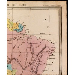 1838 - Carte de l'Amérique du Sud 