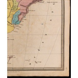 1838 - Carte de l'Amérique du Sud 