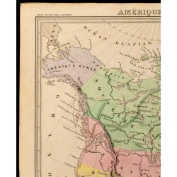 1838 - Carte de l'Amérique du Nord 
