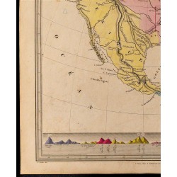 1838 - Carte de l'Amérique du Nord 
