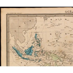 1838 - Carte de l'Océanie & Australie 