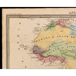 1838 - Carte de l'Afrique 
