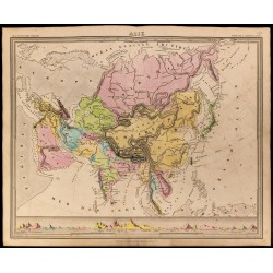 1838 - Carte de l'Asie 
