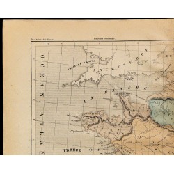 1867 - Carte de France hydrographique 