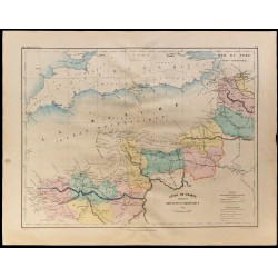 1867 - Carte des côtes de France (Nord-ouest) 