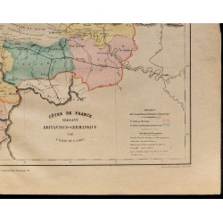 1867 - Carte des côtes de France (Nord-ouest) 