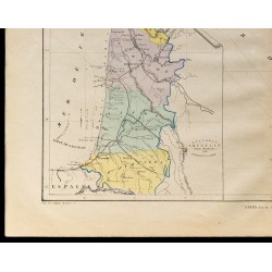 1867 - Carte des côtes atlantiques de la France 