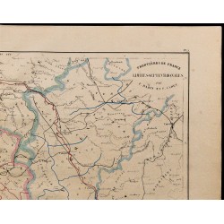 1867 - Carte des frontières du Nord-Est de la France 