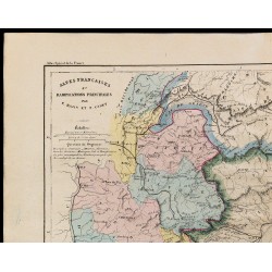 1867 - Carte des Alpes françaises 