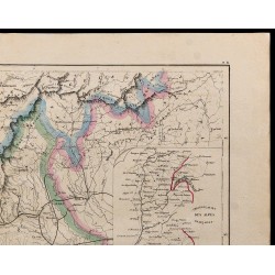1867 - Carte des Alpes françaises 