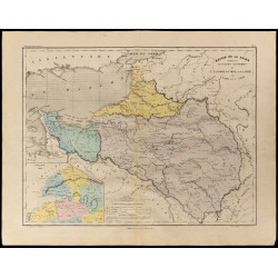 1867 - Carte du bassin de la Seine et de la Normandie 