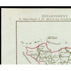 Gravure de 1802 - Département des Vosges - 2