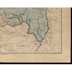1867 - Carte du bassin de la Loire et de l’Ouest de la France 