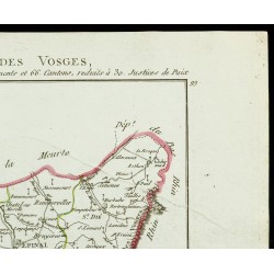 Gravure de 1802 - Département des Vosges - 3