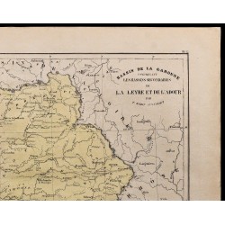 1867 - Carte du bassin de la Garonne et de la Gironde 