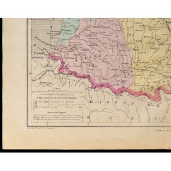 1867 - Carte du bassin de la Garonne et de la Gironde 
