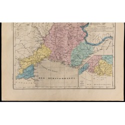 1867 - Carte du bassin du Rhône 