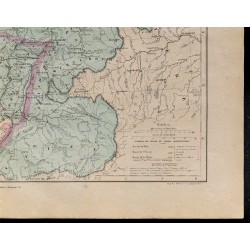 1867 - Carte du bassin du Rhin et de la Meuse 