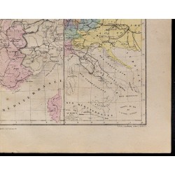 1867 - Carte de France et Europe occidentale 