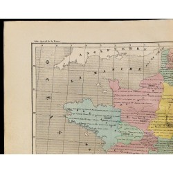 1867 - Carte de France historique 