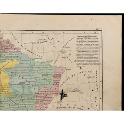 1867 - Carte de France historique 