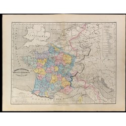 1867 - Carte de la France 