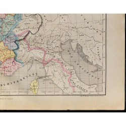 1867 - Carte de la France 