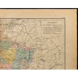1867 - Carte de la France administrative et judiciaire 