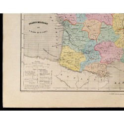 1867 - Carte de France miliatire 