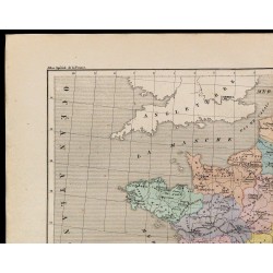 1867 - Carte de la France religieuse 